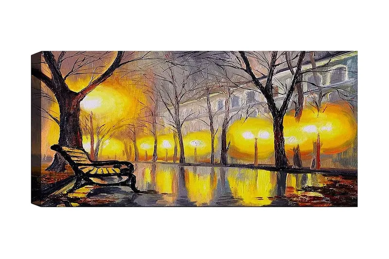 Canvasbilde YTY Landscape & Nature Flerfarget, 120x50 cm