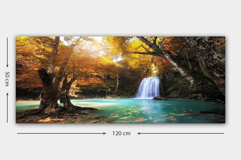 Canvasbilde YTY Landscape & Nature Flerfarget - 120x50 cm - Innredning - Bilder & kunst - Lerretsbilder