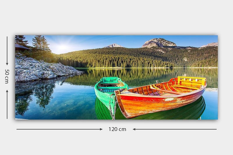 Canvasbilde YTY Landscape & Nature Flerfarget - 120x50 cm - Innredning - Bilder & kunst - Lerretsbilder