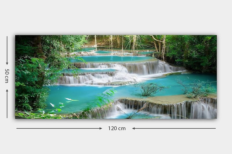 Canvasbilde YTY Landscape & Nature Flerfarget - 120x50 cm - Innredning - Bilder & kunst - Lerretsbilder