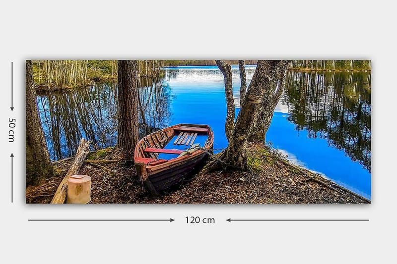 Canvasbilde YTY Landscape & Nature Flerfarget - 120x50 cm - Innredning - Bilder & kunst - Lerretsbilder