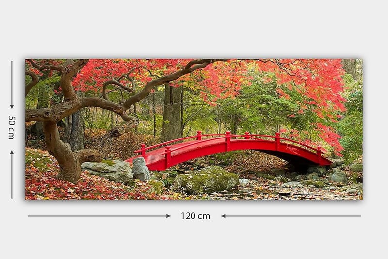 Canvasbilde YTY Landscape & Nature Flerfarget - 120x50 cm - Innredning - Bilder & kunst - Lerretsbilder