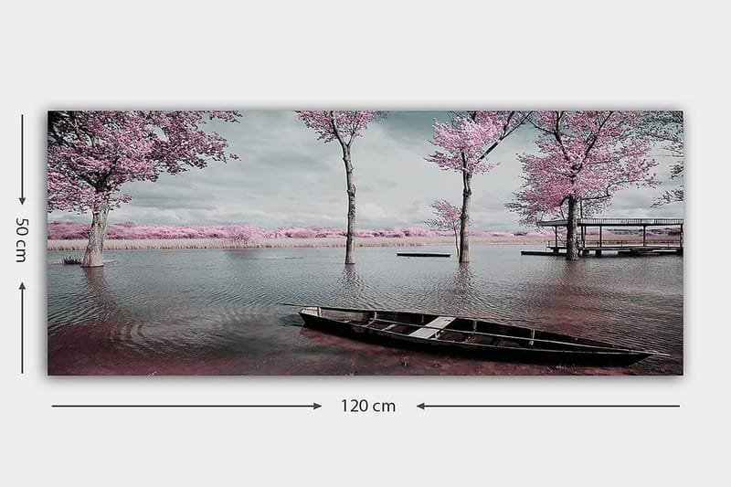 Canvasbilde YTY Landscape & Nature Flerfarget - 120x50 cm - Innredning - Bilder & kunst - Lerretsbilder