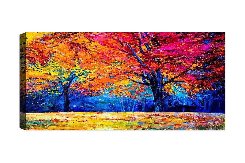 Canvasbilde YTY Landscape & Nature Flerfarget - 120x50 cm - Innredning - Bilder & kunst - Lerretsbilder