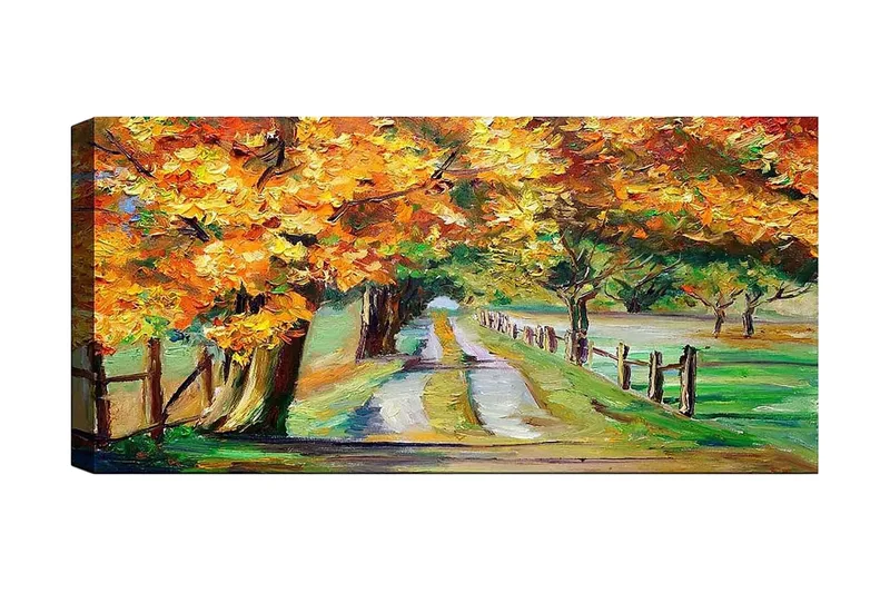 Canvasbilde YTY Landscape & Nature Flerfarget - 120x50 cm - Innredning - Bilder & kunst - Lerretsbilder