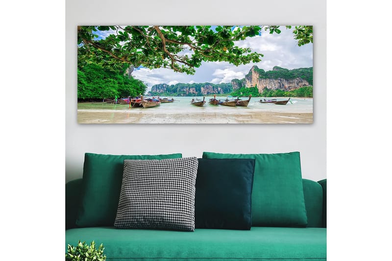 Canvasbilde YTY Landscape & Nature Flerfarget - 120x50 cm - Innredning - Bilder & kunst - Lerretsbilder