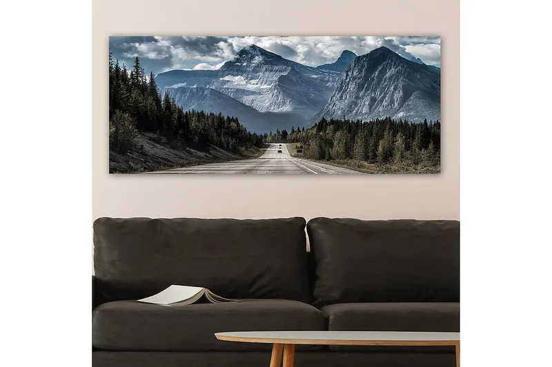 Canvasbilde YTY Landscape & Nature Flerfarget - 120x50 cm - Innredning - Bilder & kunst - Lerretsbilder