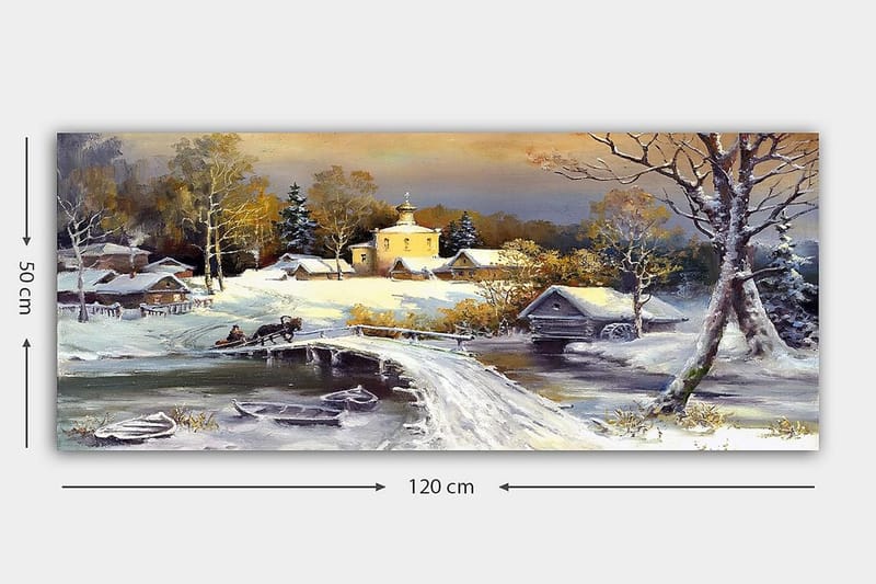 Canvasbilde YTY Landscape & Nature Flerfarget - 120x50 cm - Innredning - Bilder & kunst - Lerretsbilder