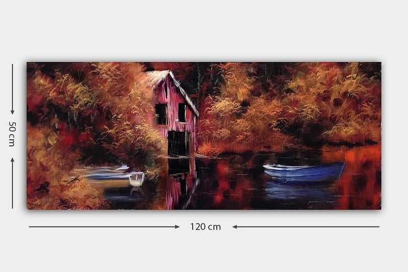 Canvasbilde YTY Landscape & Nature Flerfarget - 120x50 cm - Innredning - Bilder & kunst - Lerretsbilder