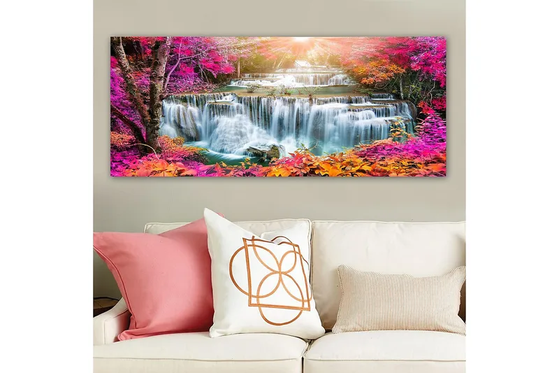 Canvasbilde YTY Landscape & Nature Flerfarget - 120x50 cm - Innredning - Bilder & kunst - Lerretsbilder