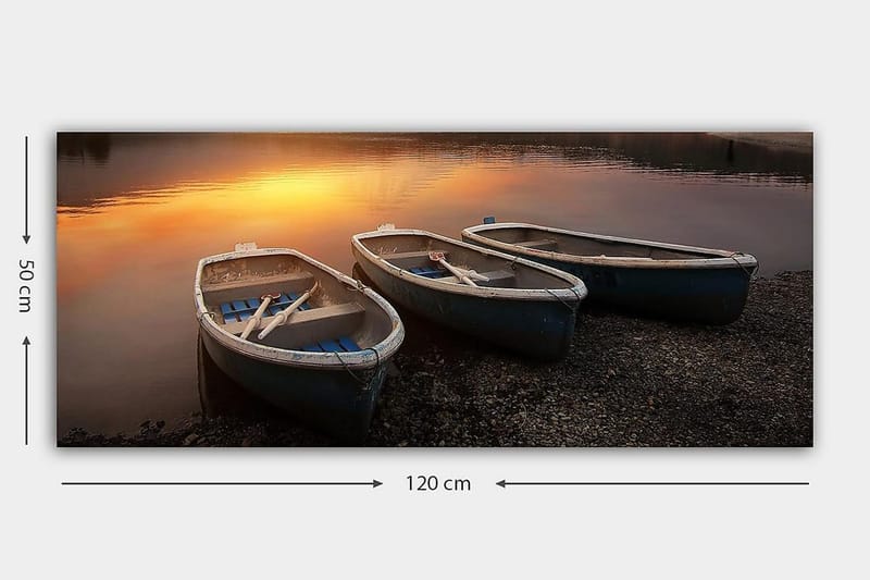 Canvasbilde YTY Landscape & Nature Flerfarget - 120x50 cm - Innredning - Bilder & kunst - Lerretsbilder