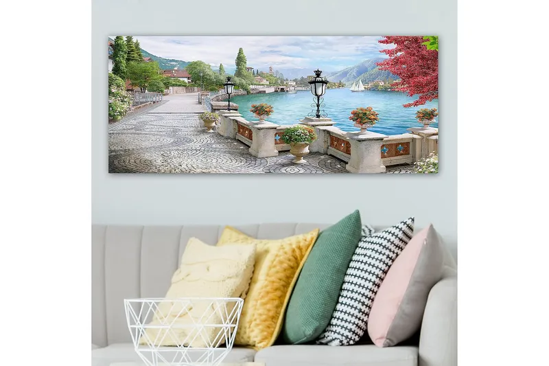 Canvasbilde YTY Landscape & Nature Flerfarget - 120x50 cm - Innredning - Bilder & kunst - Lerretsbilder