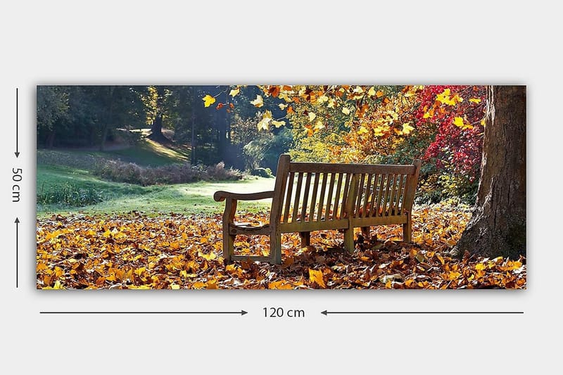 Canvasbilde YTY Landscape & Nature Flerfarget - 120x50 cm - Innredning - Bilder & kunst - Lerretsbilder
