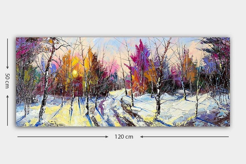 Canvasbilde YTY Landscape & Nature Flerfarget - 120x50 cm - Innredning - Bilder & kunst - Lerretsbilder