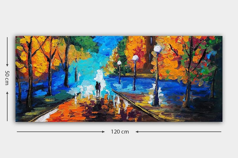 Canvasbilde YTY Landscape & Nature Flerfarget - 120x50 cm - Innredning - Bilder & kunst - Lerretsbilder