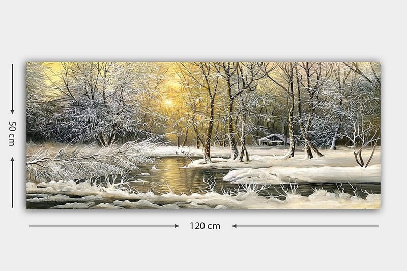 Canvasbilde YTY Landscape & Nature Flerfarget - 120x50 cm - Innredning - Bilder & kunst - Lerretsbilder