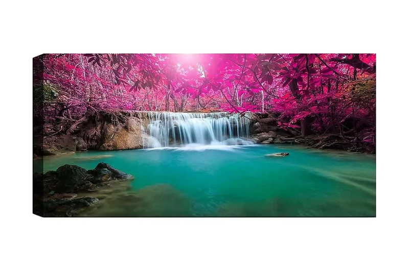 Canvasbilde YTY Landscape & Nature Flerfarget - 120x50 cm - Innredning - Bilder & kunst - Lerretsbilder