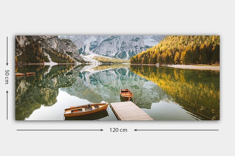 Canvasbilde YTY Landscape & Nature Flerfarget - 120x50 cm - Innredning - Bilder & kunst - Lerretsbilder