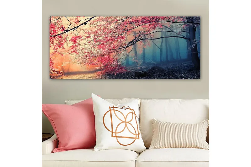 Canvasbilde YTY Landscape & Nature Flerfarget - 120x50 cm - Innredning - Bilder & kunst - Lerretsbilder