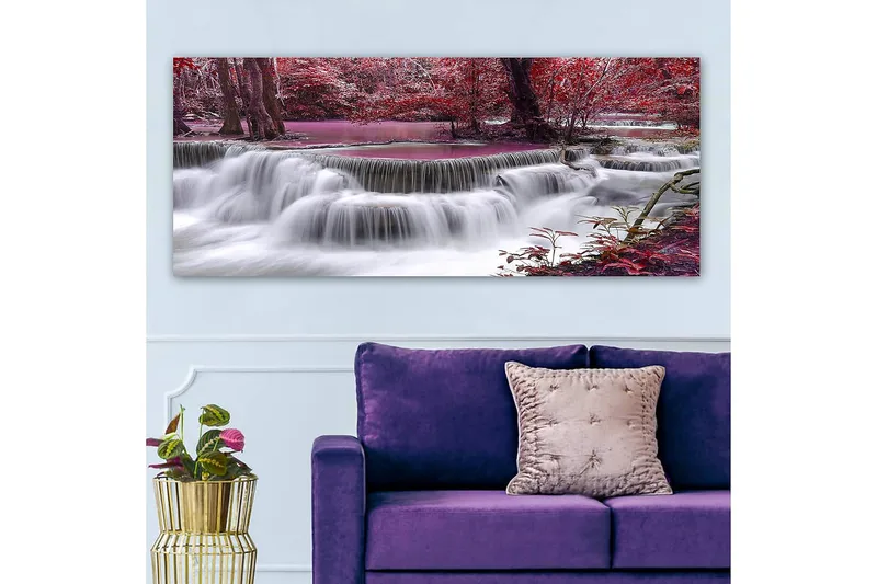 Canvasbilde YTY Landscape & Nature Flerfarget - 120x50 cm - Innredning - Bilder & kunst - Lerretsbilder
