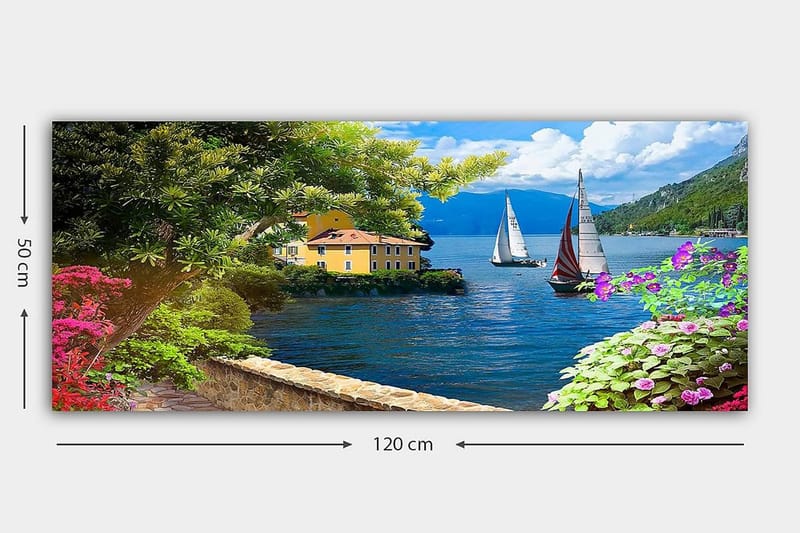 Canvasbilde YTY Landscape & Nature Flerfarget - 120x50 cm - Innredning - Bilder & kunst - Lerretsbilder
