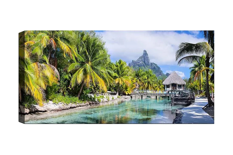 Canvasbilde YTY Landscape & Nature Flerfarget, 120x50 cm