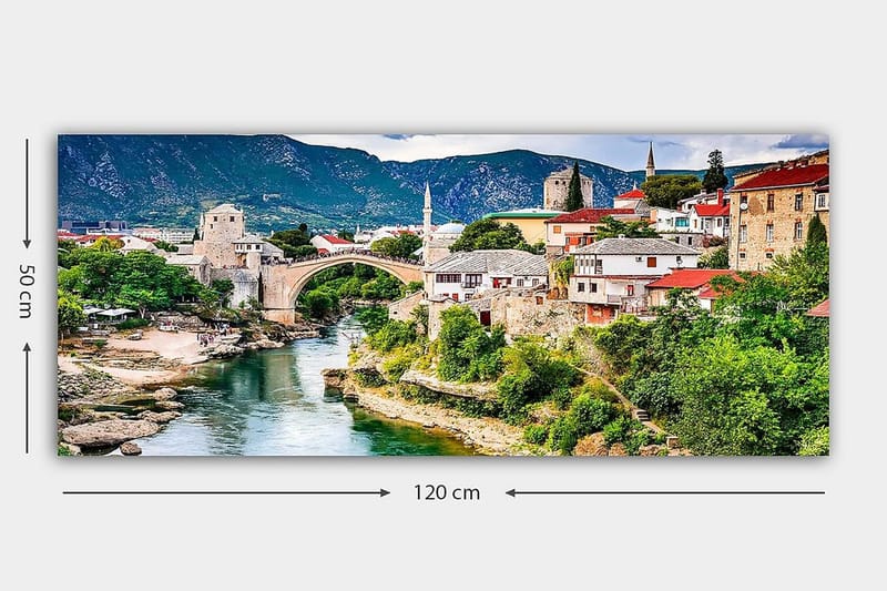 Canvasbilde YTY Landscape & Nature Flerfarget - 120x50 cm - Innredning - Bilder & kunst - Lerretsbilder