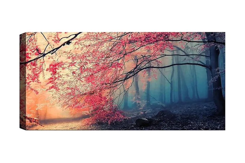 Canvasbilde YTY Landscape & Nature Flerfarget - 120x50 cm - Innredning - Bilder & kunst - Lerretsbilder