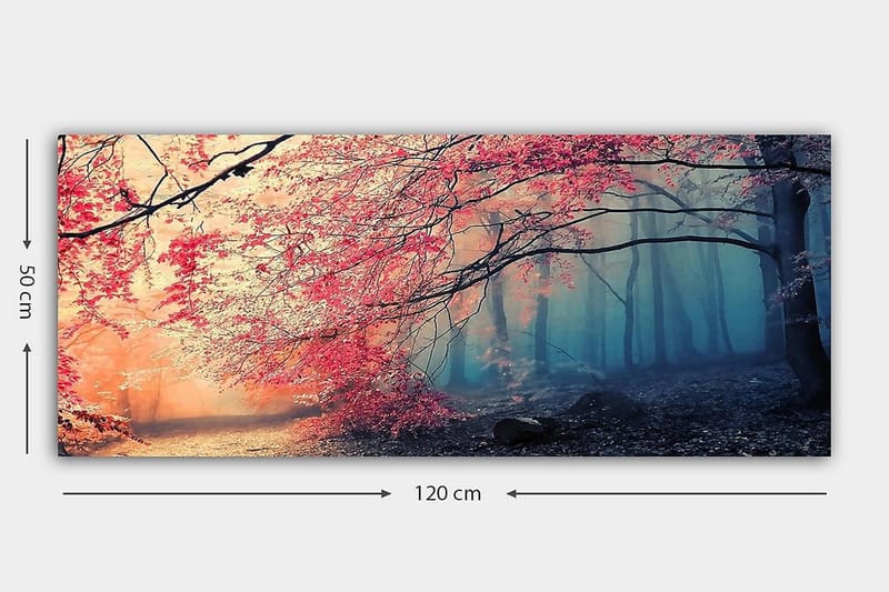 Canvasbilde YTY Landscape & Nature Flerfarget - 120x50 cm - Innredning - Bilder & kunst - Lerretsbilder