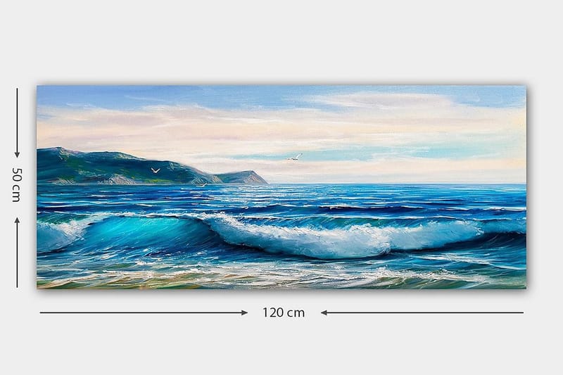 Canvasbilde YTY Landscape & Nature Flerfarget - 120x50 cm - Innredning - Bilder & kunst - Lerretsbilder