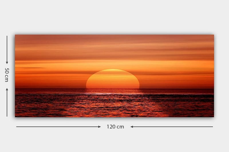 Canvasbilde YTY Landscape & Nature Flerfarget - 120x50 cm - Innredning - Bilder & kunst - Lerretsbilder
