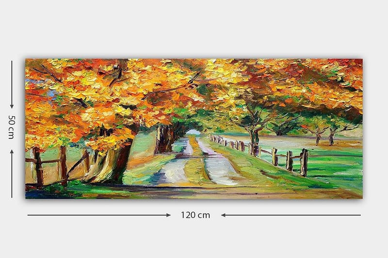 Canvasbilde YTY Landscape & Nature Flerfarget - 120x50 cm - Innredning - Bilder & kunst - Lerretsbilder