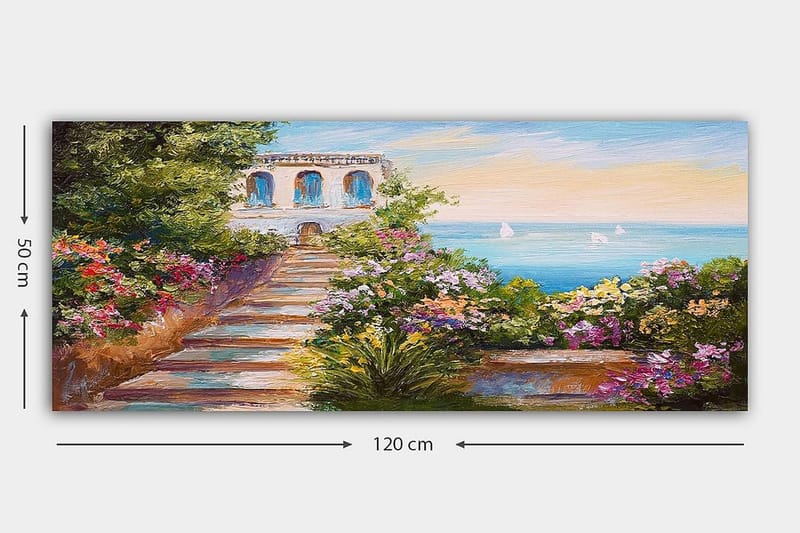 Canvasbilde YTY Landscape & Nature Flerfarget - 120x50 cm - Innredning - Bilder & kunst - Lerretsbilder