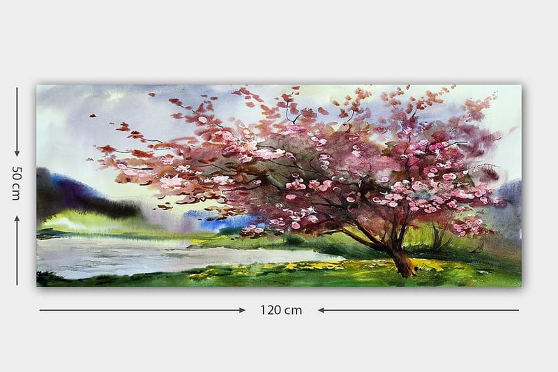 Canvasbilde YTY Landscape & Nature Flerfarget - 120x50 cm - Innredning - Bilder & kunst - Lerretsbilder