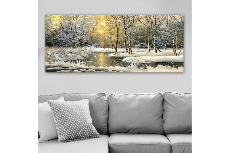 Canvasbilde YTY Landscape & Nature Flerfarget - 120x50 cm - Innredning - Bilder & kunst - Lerretsbilder