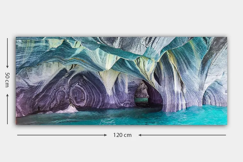 Canvasbilde YTY Landscape & Nature Flerfarget - 120x50 cm - Innredning - Bilder & kunst - Lerretsbilder