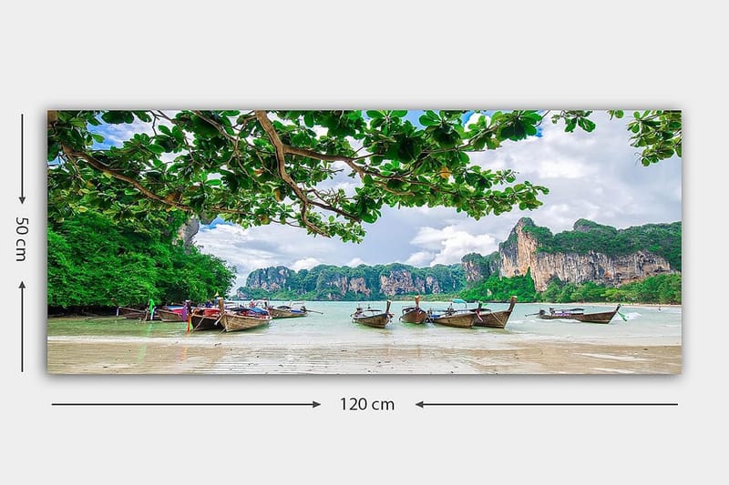 Canvasbilde YTY Landscape & Nature Flerfarget - 120x50 cm - Innredning - Bilder & kunst - Lerretsbilder