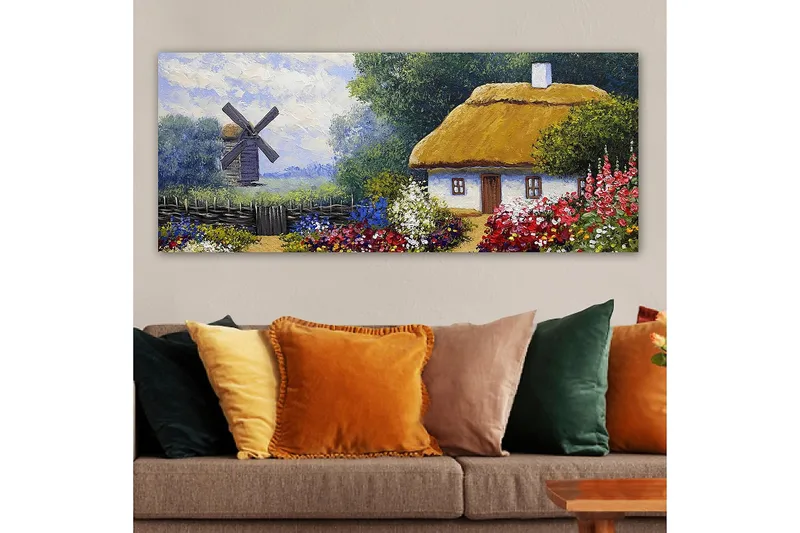 Canvasbilde YTY Landscape & Nature Flerfarget - 120x50 cm - Innredning - Bilder & kunst - Lerretsbilder