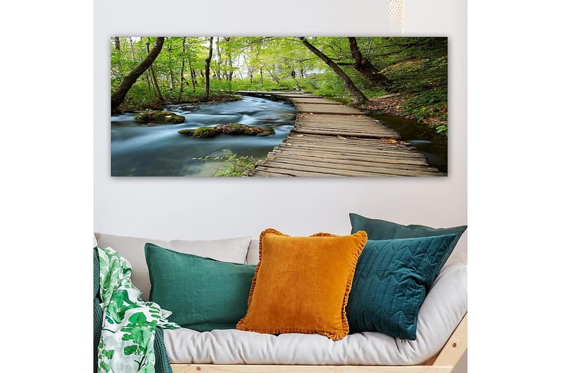 Canvasbilde YTY Landscape & Nature Flerfarget - 120x50 cm - Innredning - Bilder & kunst - Lerretsbilder