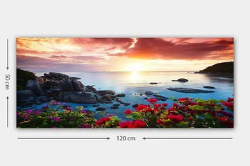 Canvasbilde YTY Landscape & Nature Flerfarget - 120x50 cm - Innredning - Bilder & kunst - Lerretsbilder