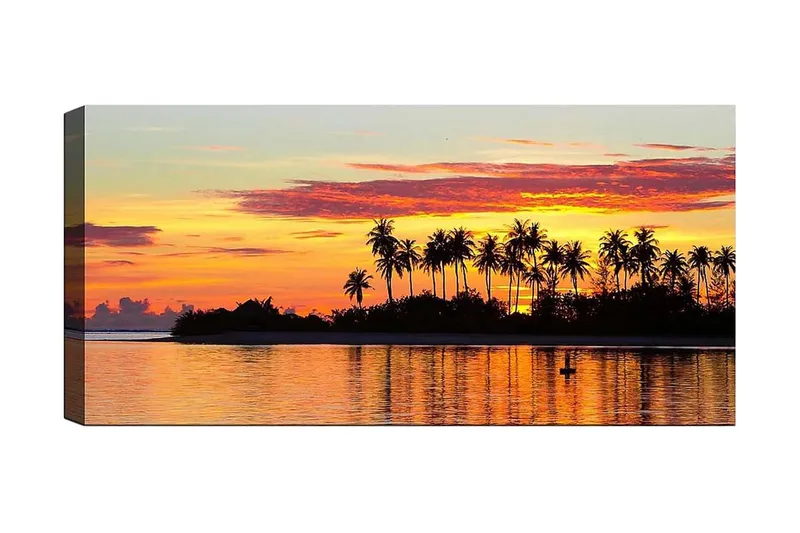 Canvasbilde YTY Landscape & Nature Flerfarget - 120x50 cm - Innredning - Bilder & kunst - Lerretsbilder