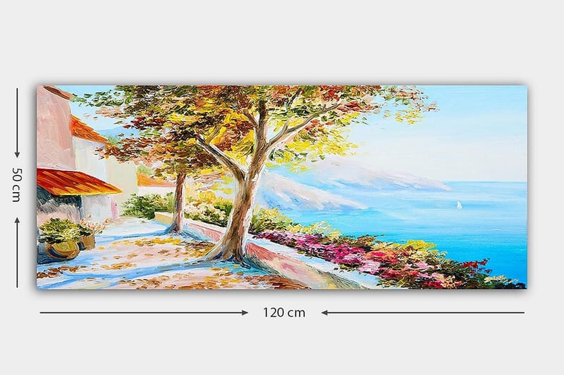 Canvasbilde YTY Landscape & Nature Flerfarget - 120x50 cm - Innredning - Bilder & kunst - Lerretsbilder