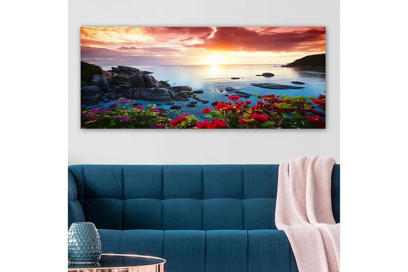 Canvasbilde YTY Landscape & Nature Flerfarget - 120x50 cm - Innredning - Bilder & kunst - Lerretsbilder