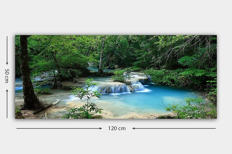 Canvasbilde YTY Landscape & Nature Flerfarget - 120x50 cm - Innredning - Bilder & kunst - Lerretsbilder
