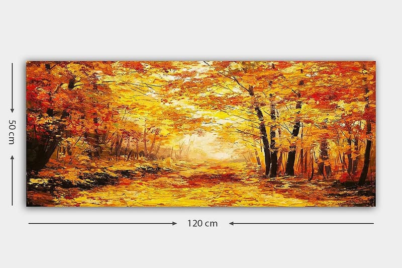 Canvasbilde YTY Landscape & Nature Flerfarget - 120x50 cm - Innredning - Bilder & kunst - Lerretsbilder