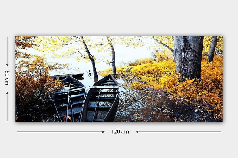 Canvasbilde YTY Landscape & Nature Flerfarget - 120x50 cm - Innredning - Bilder & kunst - Lerretsbilder