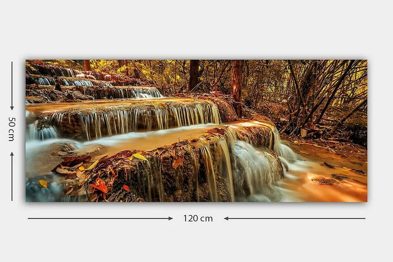 Canvasbilde YTY Landscape & Nature Flerfarget - 120x50 cm - Innredning - Bilder & kunst - Lerretsbilder