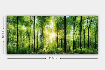 Canvasbilde YTY Landscape & Nature Flerfarget - 120x50 cm - Innredning - Bilder & kunst - Lerretsbilder