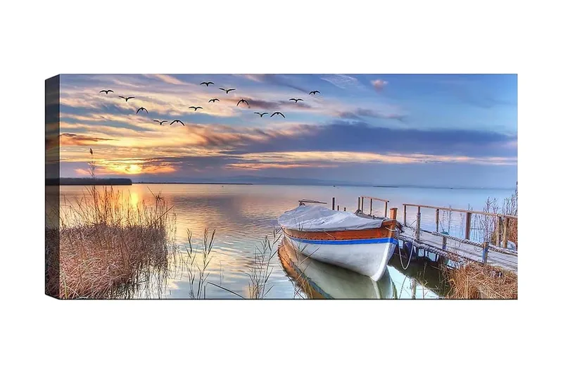 Canvasbilde YTY Nautical & Beach Flerfarget, 120x50 cm