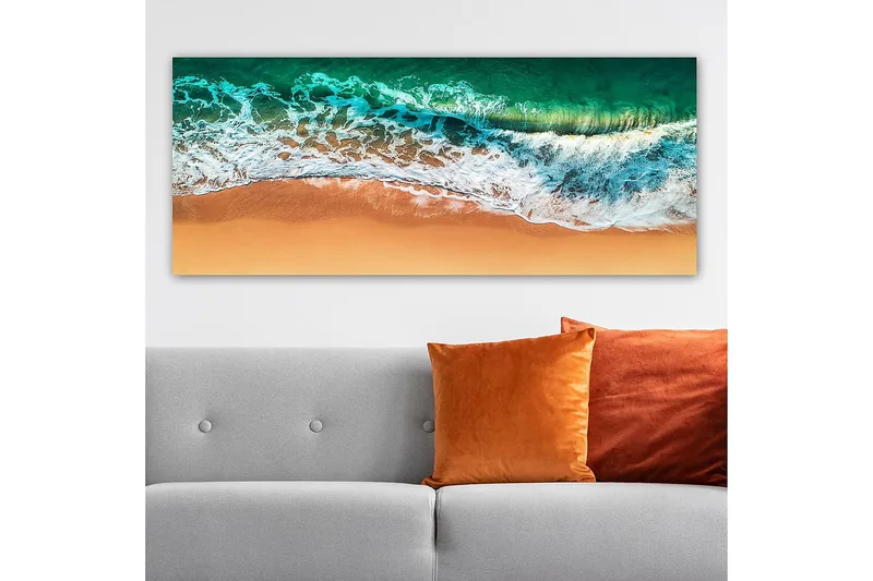 Canvasbilde YTY Nautical & Beach Flerfarget - 120x50 cm - Innredning - Bilder & kunst - Lerretsbilder